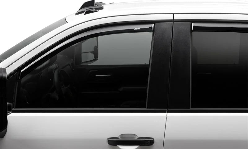 AVS 2019 Chevrolet Silverado 1500 Crew Cab Pickup Ventvisor In-Channel 4pc - Smoke - Additional View 5