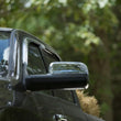 Load image into Gallery viewer, AVS 2019 RAM 1500 Crew Cab Ventvisor Outside Mount Front &amp; Rear Window Deflectors 4pc - Chrome - Back View