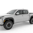 Load image into Gallery viewer, AVS 2022 Nissan Frontier (Crewcab Pickup) Ventvisor Outside Mount Window Deflectors 4pc - Smoke - Back View