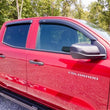 Load image into Gallery viewer, AVS 2023 Chevrolet Colorado / GMC Canyon Ventvisor Outside Mount Window Deflectors 4pc - Smoke - Additional View 5