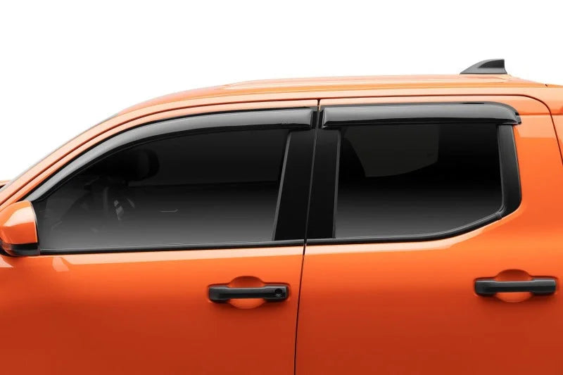 AVS 2024 Toyota Tacoma 4pc Ventvisor - Smoke - Back View