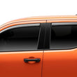Load image into Gallery viewer, AVS 2024+ Toyota Tacoma In-Channel Ventvisors 4pc - Smoke - Back View