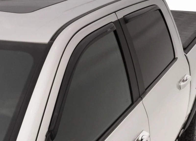 AVS 21-23 Jeep Grand Cherokee L Ventvisor Front & Rear Window Deflectors 4pc - Smoke - Side View