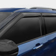 Load image into Gallery viewer, AVS 21-23 Jeep Grand Cherokee L Ventvisor Outside Mount Window Deflectors 4pc - Smoke - Side View