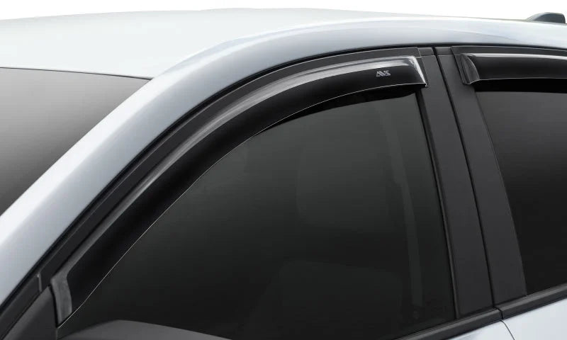 AVS 22-23 Jeep Grand Cherokee Ventvisor Outside Mount Window Deflectors 4pc - Smoke - Side View