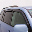 Load image into Gallery viewer, AVS 22-23 Mitsubishi Outlander Outside Mount Ventvisor Deflector 4pc - Smoke - Installation View