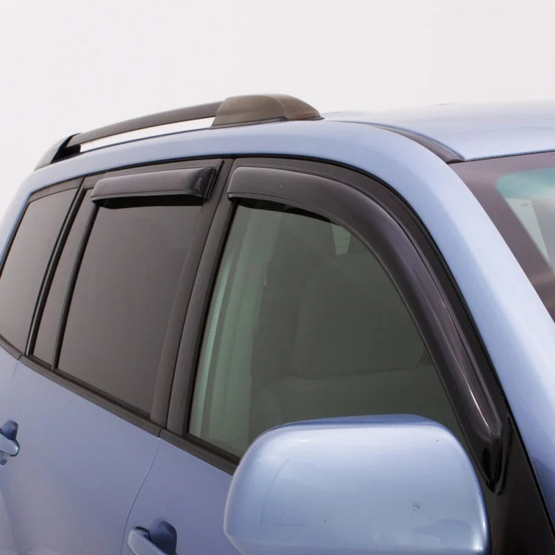 AVS 22-23 Mitsubishi Outlander Outside Mount Ventvisor Deflector 4pc - Smoke - Installation View