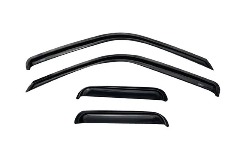 AVS 88-99 Chevy CK Ext. Cab Ventvisor Outside Mount Window Deflectors 4pc - Smoke - Additional View 5