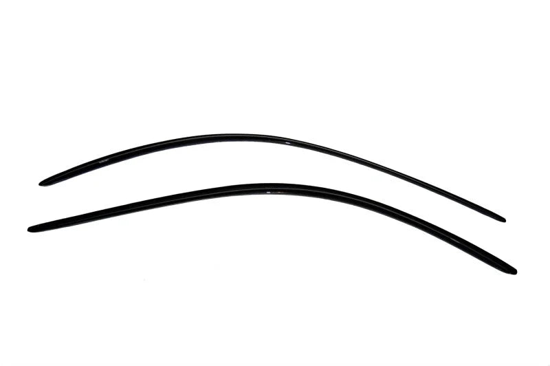 AVS 94-04 Ford Mustang Ventvisor Outside Mount Window Deflectors 2pc - Smoke - Side View