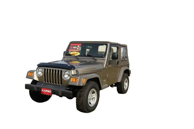 AVS 97-06 Jeep Wrangler Ventvisor Outside Mount Window Deflectors 2pc - Smoke - Main Product View