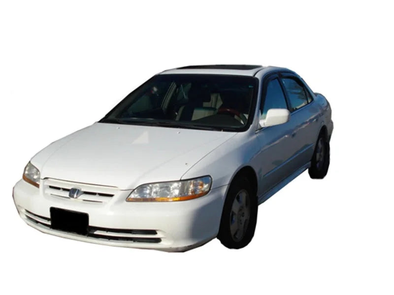 AVS 98-02 Honda Accord Ventvisor In-Channel Front & Rear Window Deflectors 4pc - Smoke - Installation View