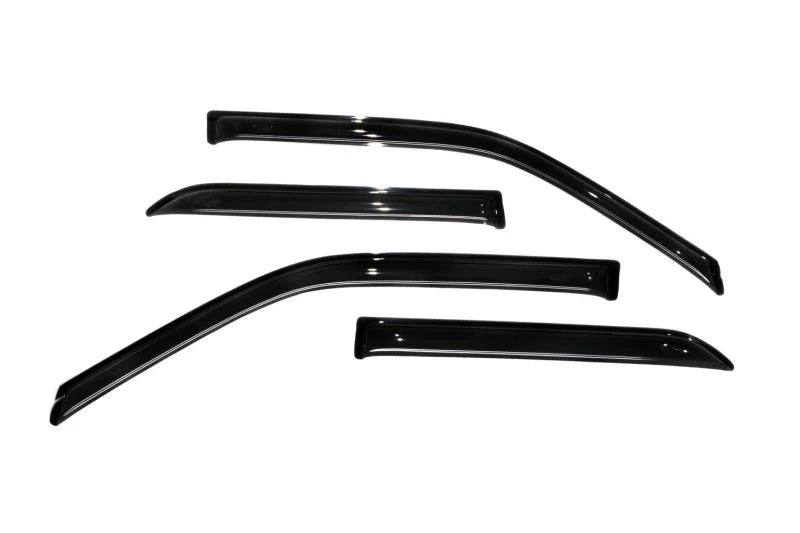 AVS 98-02 Honda Passport Ventvisor Outside Mount Window Deflectors 4pc - Smoke - Side View