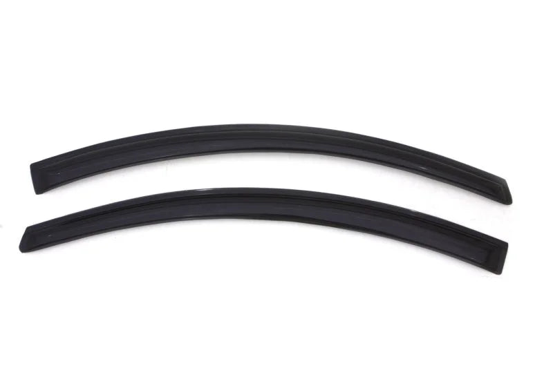 AVS 98-10 Volkswagen Beetle Ventvisor Outside Mount Window Deflectors 2pc - Smoke - Detail View
