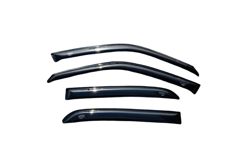 AVS 98-11 Ford Crown Victoria (Short Rears) Ventvisor Outside Mount Window Deflectors 4pc - Smoke - Main Product View