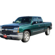 Load image into Gallery viewer, AVS 99-07 Chevy Silverado 1500 Ext. Cab Ventvisor Outside Mount Window Deflectors 4pc - Smoke - Back View