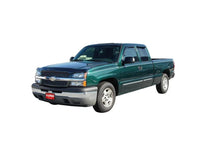 Load image into Gallery viewer, AVS 99-07 Chevy Silverado 1500 Ext. Cab Ventvisor Outside Mount Window Deflectors 4pc - Smoke - Back View
