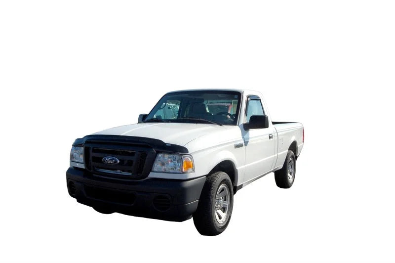 AVS 99-11 Ford Ranger (Fixed Window) Ventvisor In-Channel Window Deflectors 2pc - Smoke - Installation View