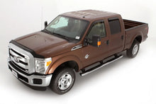 Load image into Gallery viewer, AVS 99-16 Ford F-250 Supercab Ventvisor Outside Mount Window Deflectors 4pc - Smoke - Back View