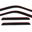 Load image into Gallery viewer, AVS 99-16 Ford F-250 Supercrew Ventvisor In-Channel Front &amp; Rear Window Deflectors 4pc - Smoke - Side View