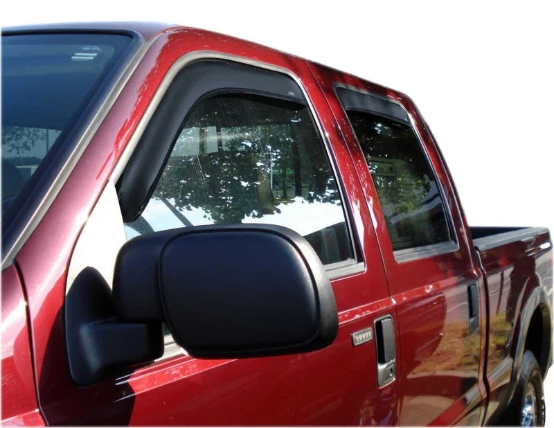 AVS 99-16 Ford F-250 Supercrew Ventvisor In-Channel Front & Rear Window Deflectors 4pc - Smoke - Additional View 5