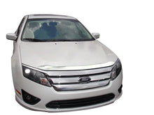 Load image into Gallery viewer, AVS Aeroskin Low Profile Hood Shield - Chrome fits 2010-2012 Ford Fusion - Side View