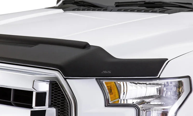 AVS Aeroskin Textured Low Profile Hood Shield - Black fits 2017-2018 Ford F-150 Raptor - Installation View