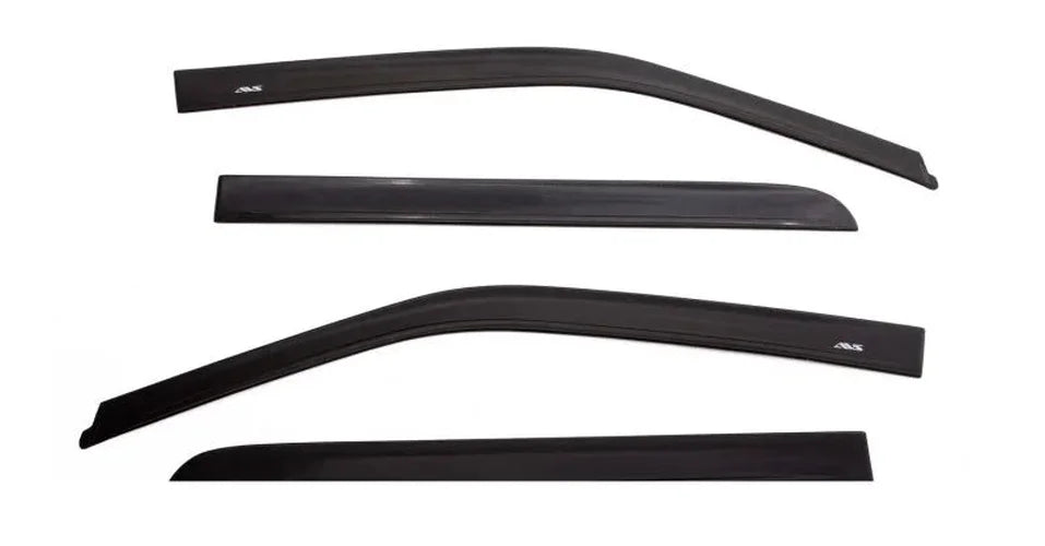 AVS 17-22 Mazda CX-5 In-Channel Ventvisor Front & Rear Window Deflectors 4pc - Smoke - Side View