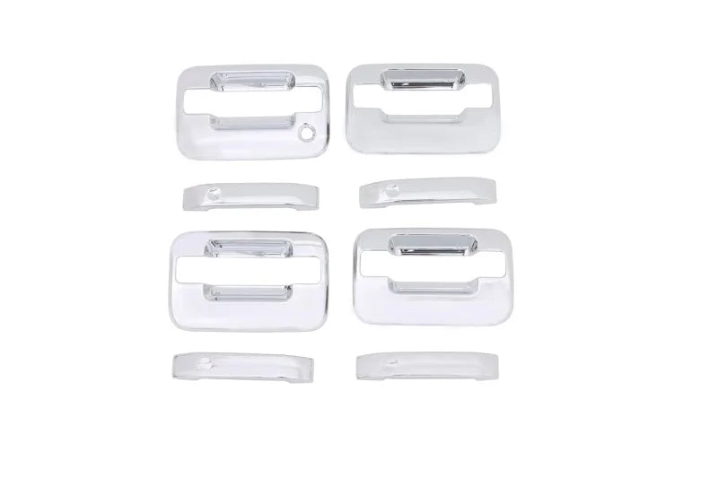 AVS (No Keypad/Passenger Keyhole) Door Handle Covers 8pc Set - Chrome fits 2004-2014 Ford F-150 - Additional View 5