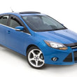 Load image into Gallery viewer, AVS Universal Windflector Classic Sunroof Wind Deflector (Fits Up To 35.5in.) - Smoke - Side View