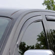 Load image into Gallery viewer, AVS 17-18 Ford F-250 Super Duty Supercrew Ventvisor Front &amp; Rear Window Deflectors 4pc - Smoke - Back View