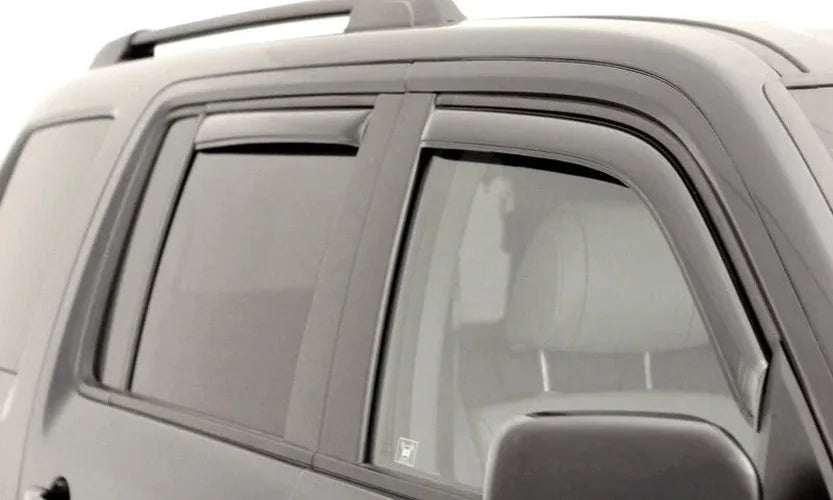AVS 07-14 Cadillac Escalade Ventvisor In-Channel Front & Rear Window Deflectors 4pc - Smoke - Side View