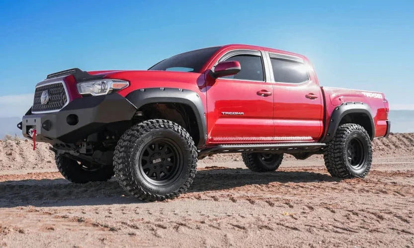 AVS 16-18 Toyota Tacoma Double Cab Ventvisor In-Channel Front & Rear Window Deflectors 4pc - Smoke - Additional View 6