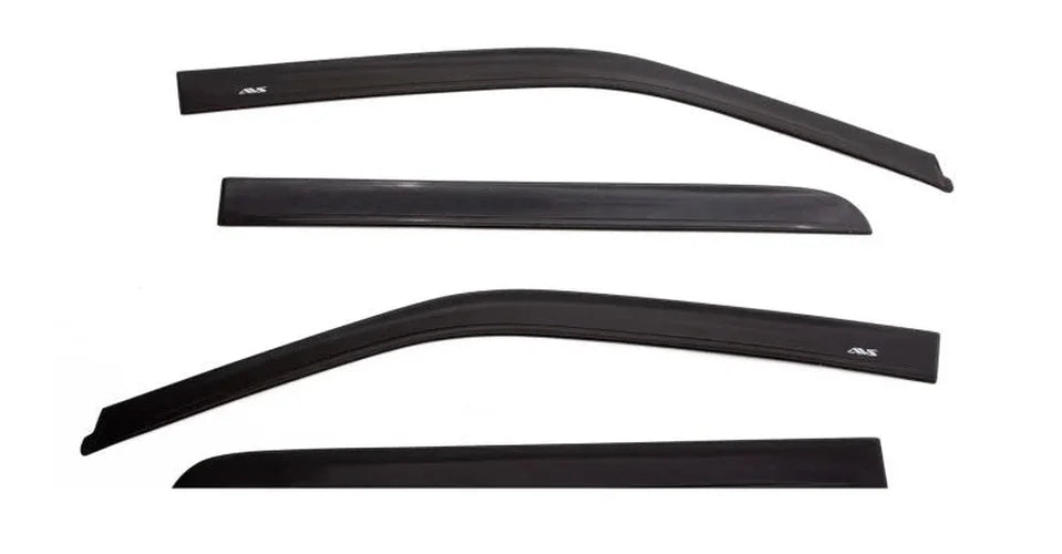 AVS 2018 Honda Odyssey Ventvisor In-Channel Front & Rear Window Deflectors 4pc - Smoke - Side View