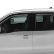 Load image into Gallery viewer, AVS 2022 Nissan Frontier Crew Cab Ventvisor In-Channel Window Deflectors - 4pc - Smoke - Back View