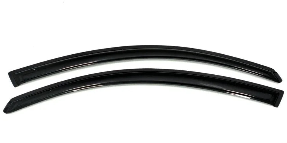AVS 08-12 Nissan Altima Coupe Ventvisor Outside Mount Window Deflectors 2pc - Smoke - Side View
