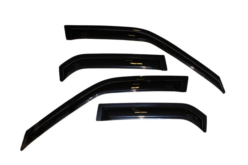 AVS Ventvisor Outside Mount Window Deflectors - Smoke fits 1984-1986 1988-1992 Toyota Corolla - Installation View