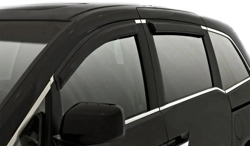 AVS 89-95 Toyota Pickup Access Cab Ventvisor Outside Mount Window Deflectors 4pc - Smoke - Side View