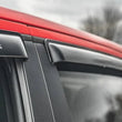 Load image into Gallery viewer, AVS 02-03 Lincoln Blackwood Ventvisor Outside Mount Window Deflectors 4pc - Smoke - Back View