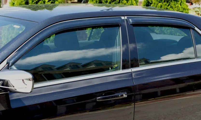 AVS 19-22 Mazda 3 Hatchback Ventvisor Outside Mount Window Deflectors 4pc - Smoke - Additional View 5