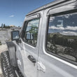 Load image into Gallery viewer, AVS 2018 Jeep Wrangler Unlimited (4-Door) Ventvisor Outside Mount Window Deflectors 4pc - Smoke - Additional View 5