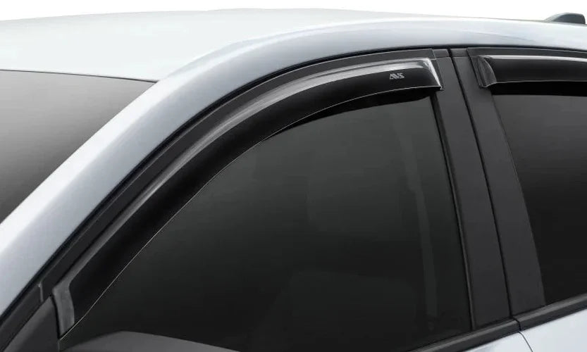 AVS 22-23 Jeep Grand Cherokee Ventvisor Outside Mount Window Deflectors 4pc - Smoke - Side View