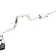 Load image into Gallery viewer, AWE 0FG 21+ Ford F150 Dual Side Exit Cat-Back Exhaust - 4.5in Diamond Black Tips - Main Product View