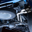 Load image into Gallery viewer, AWE 0FG 21+ Ford F150 Dual Side Exit Cat-Back Exhaust - 4.5in Diamond Black Tips - Additional View 5