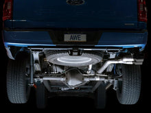 Load image into Gallery viewer, AWE 0FG 21+ Ford F150 Dual Side Exit Cat-Back Exhaust - 4.5in Diamond Black Tips - Additional View 7