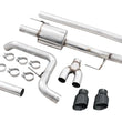Load image into Gallery viewer, AWE 0FG 21+ Ford F150 Dual Side Exit Cat-Back Exhaust - 4.5in Diamond Black Tips - Additional View 11