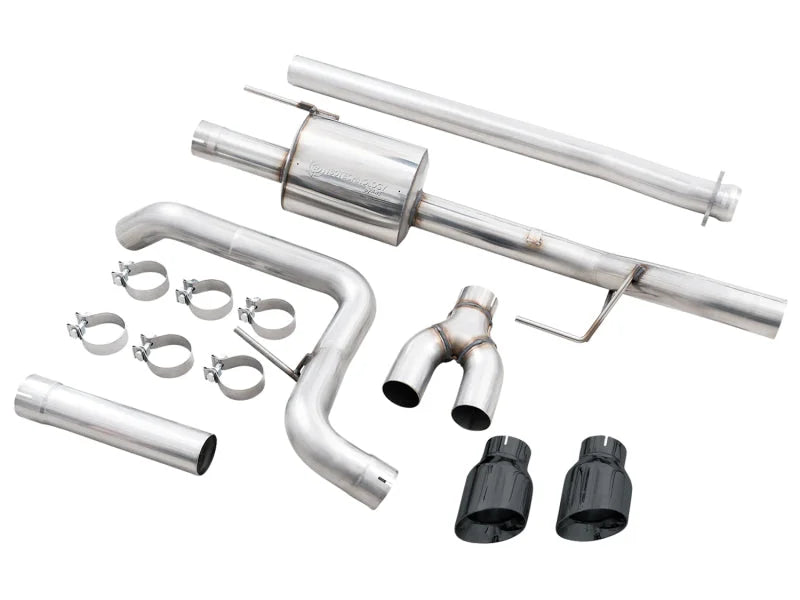 AWE 0FG 21+ Ford F150 Dual Side Exit Cat-Back Exhaust - 4.5in Diamond Black Tips - Additional View 11