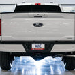 Load image into Gallery viewer, AWE 0FG 21+ Ford F150 Dual Side Exit Cat-Back Exhaust- 4.5in Chrome Silver Tips - Back View