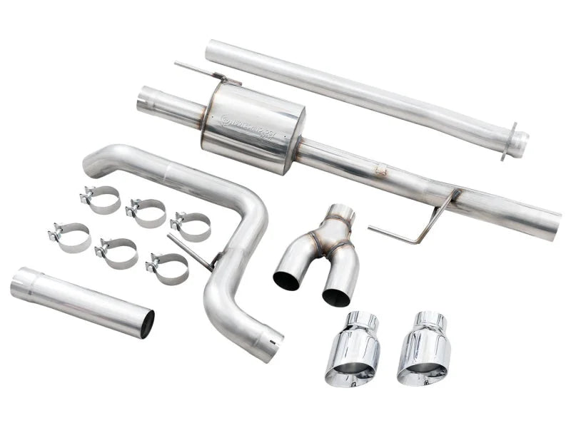 AWE 0FG 21+ Ford F150 Dual Side Exit Cat-Back Exhaust- 4.5in Chrome Silver Tips - Additional View 10
