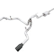 Load image into Gallery viewer, AWE 0FG 21+ Ford F150 Dual Split Rear Cat-Back Exhaust- 5in Diamond Black Tips - Main Product View
