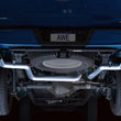 Load image into Gallery viewer, AWE 0FG 21+ Ford F150 Dual Split Rear Cat-Back Exhaust- 5in Diamond Black Tips - Additional View 6